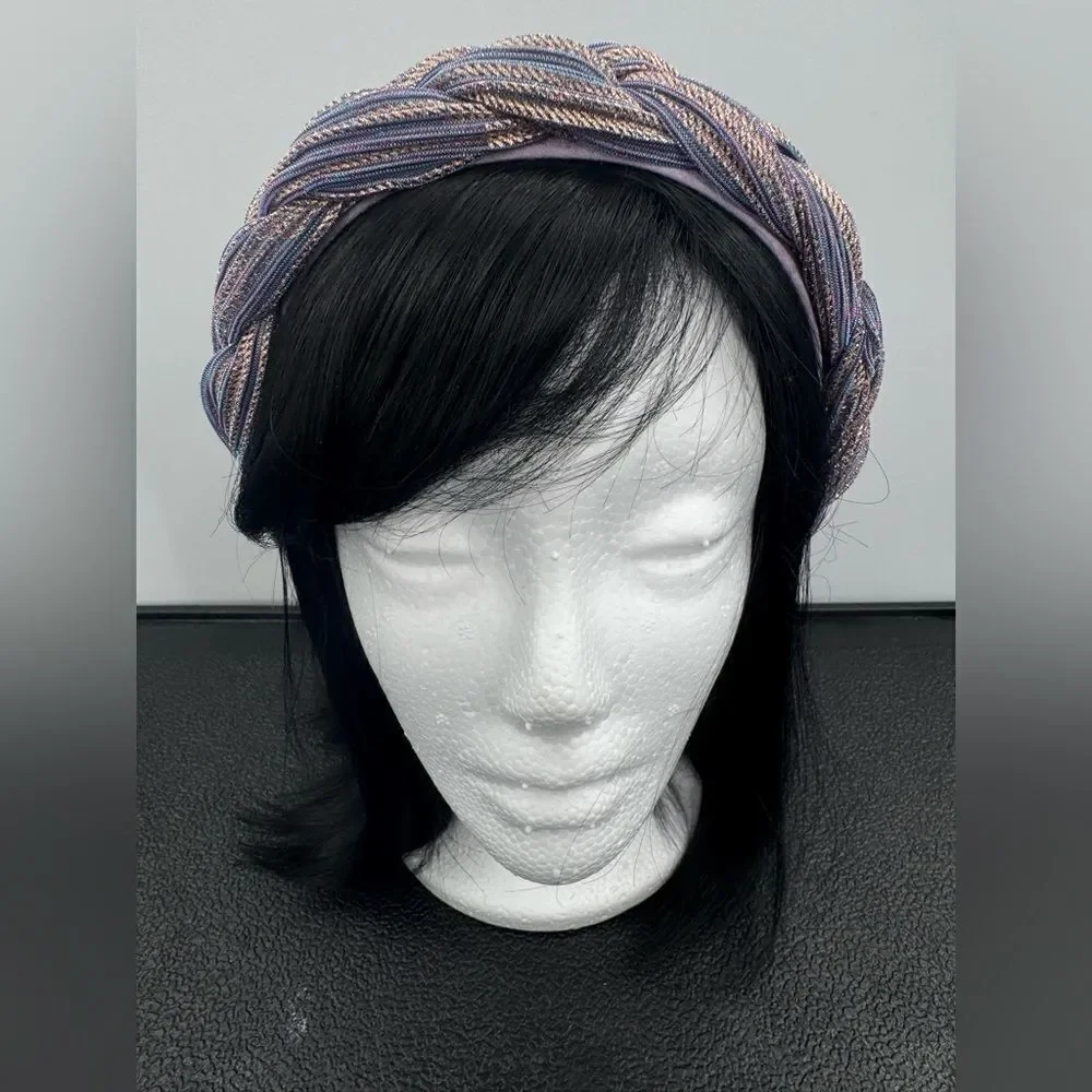 3/$20 Universal Thread Knot Lavender/Gold/Burgundy Headband NWOT One Size